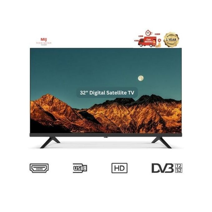Mi+ (MiJ) 32'' Inches Digital Satellite Frameless HD LED TV