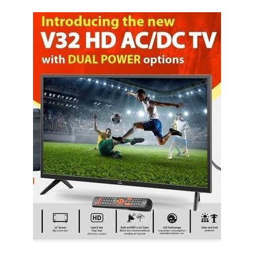 32 inch 15W AC/DC SOLAR INVERTER HD LED TV